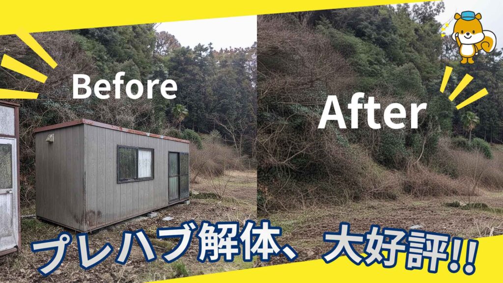 プレハブ解体のご相談増えています！