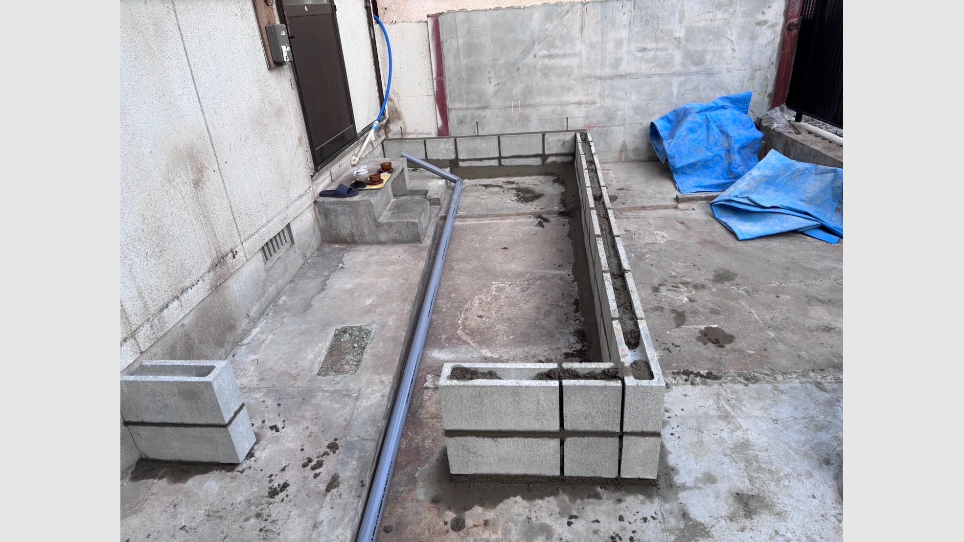 ランドリースペースの増築工事