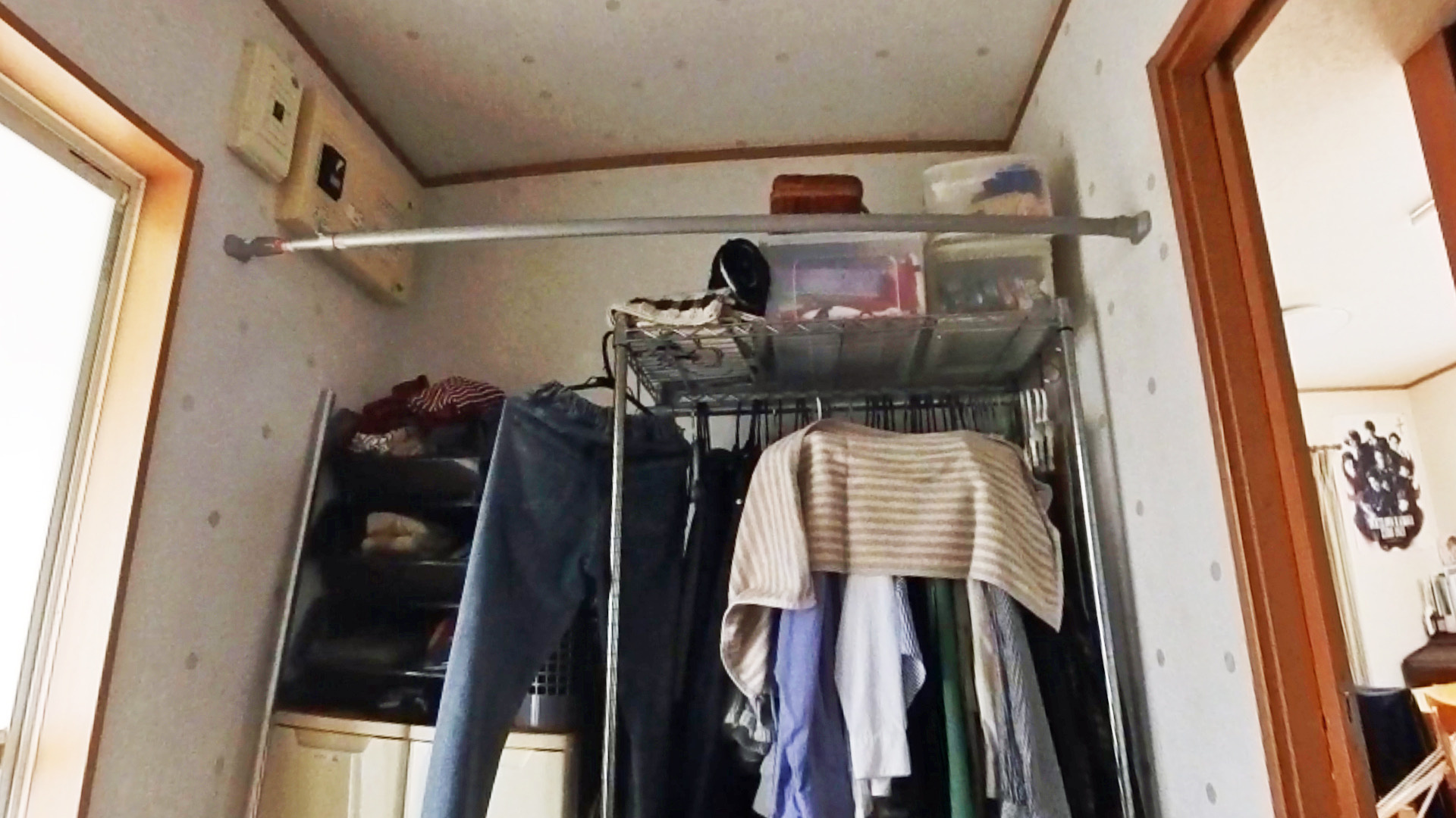 ハンガーパイプの新設取り付け