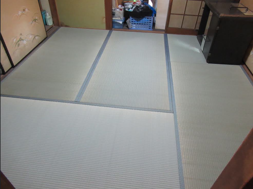 床下の補強と畳の張り替え工事