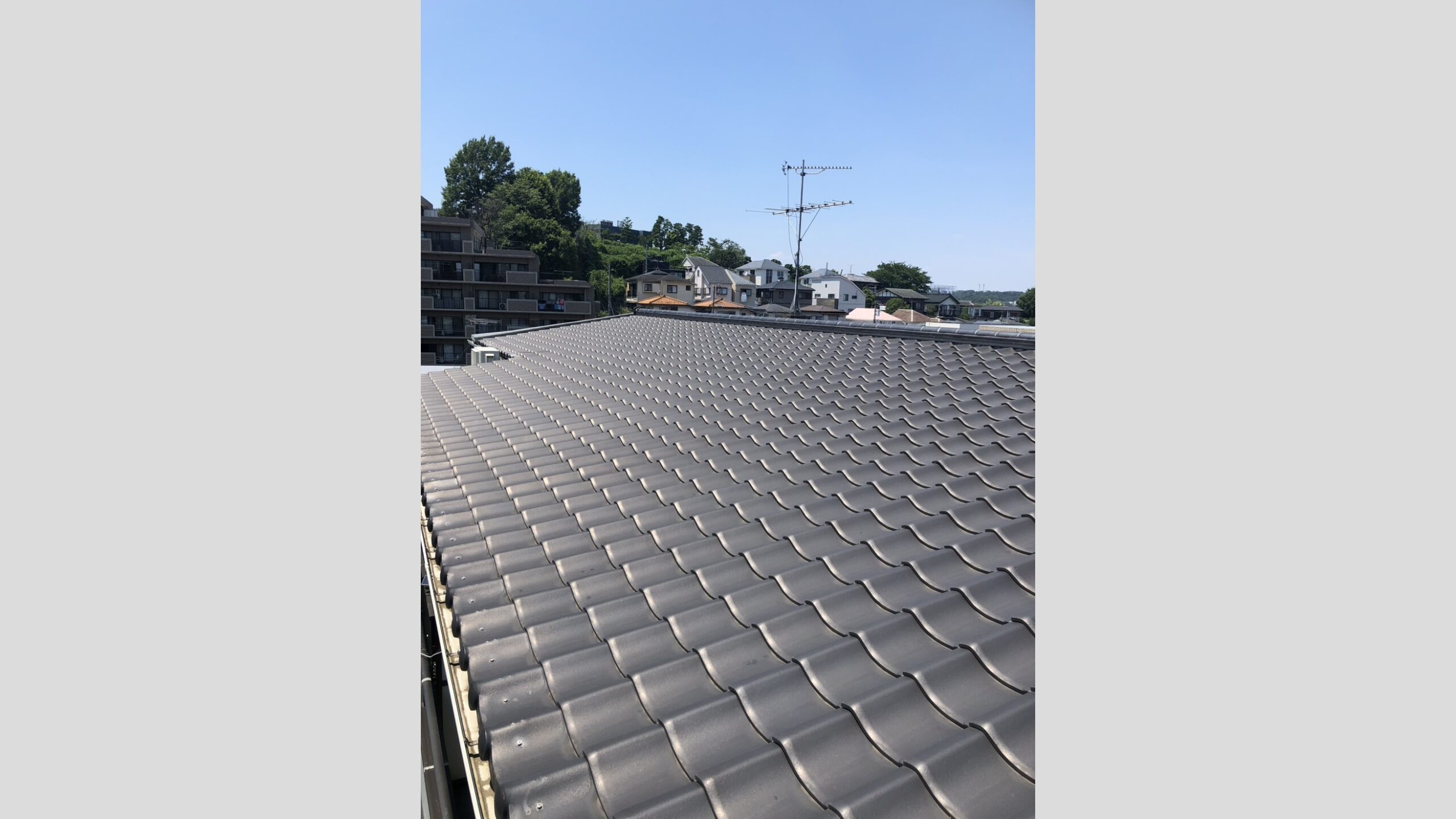 屋根の断熱塗料(キルコート)施工工事