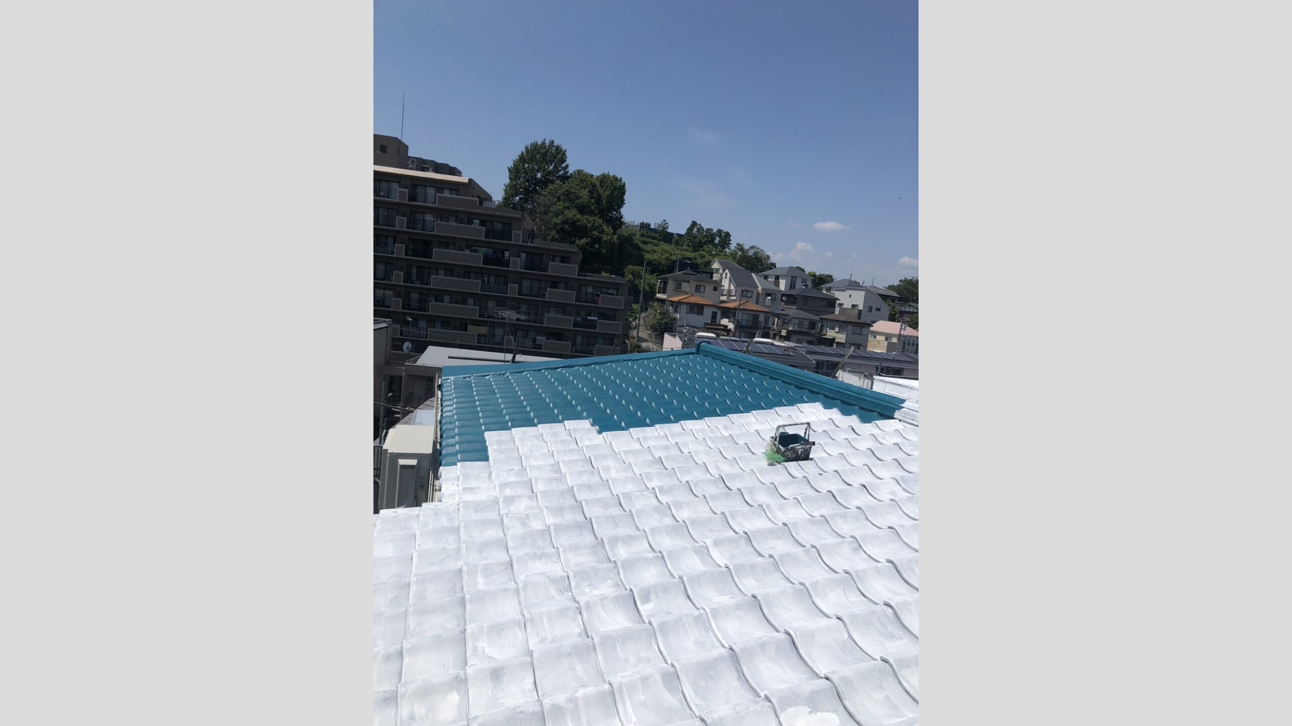 屋根の断熱塗料(キルコート)施工工事