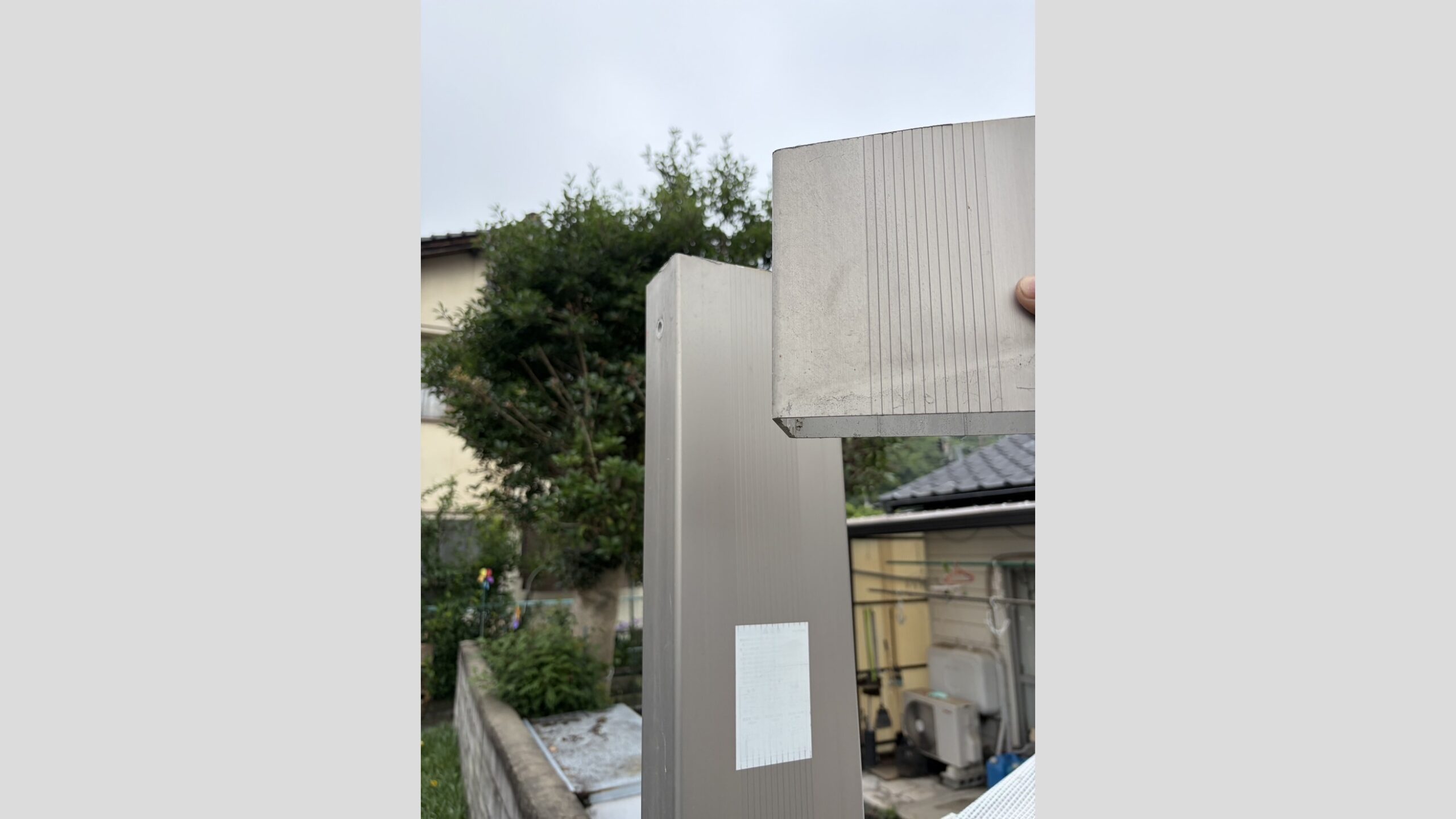 カーポート屋根の全面張り替え+高さ変更工事