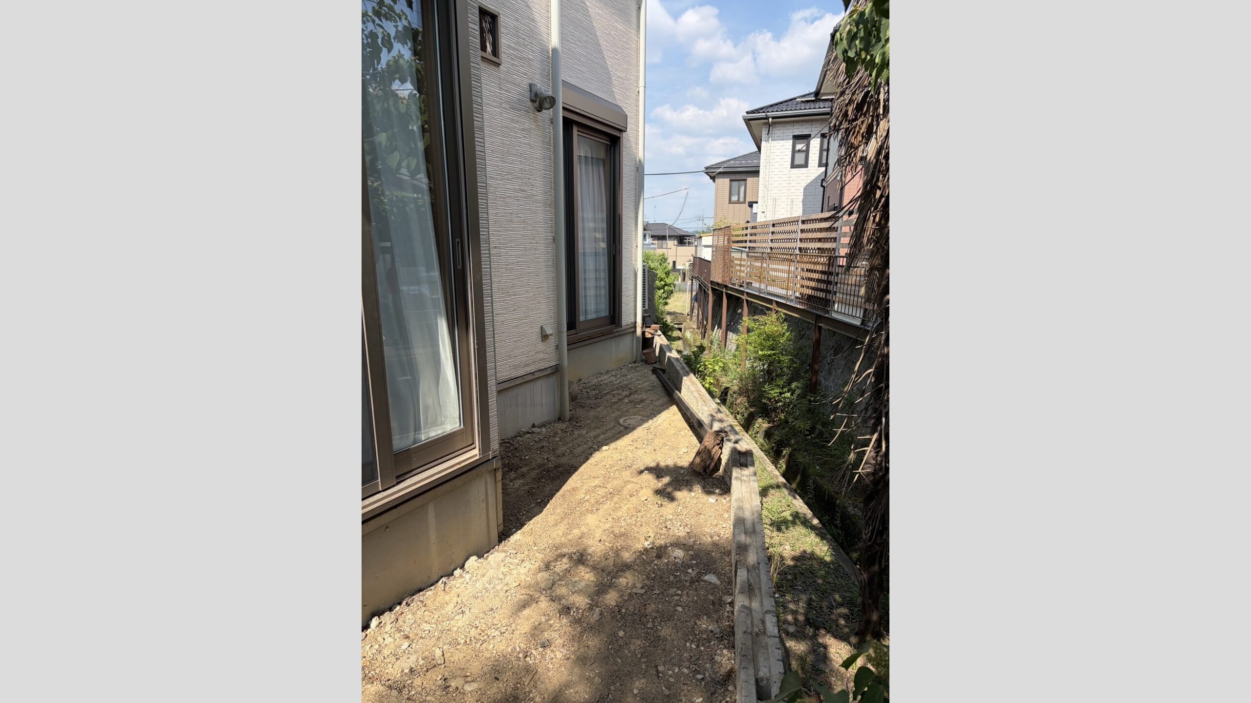 ウッドデッキの解体工事