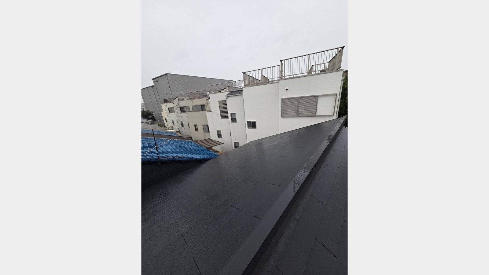 屋根と雨樋の掃除